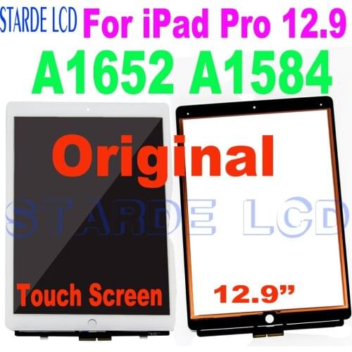 Original 12.9'' Touch For iPad Pro 12.9 the First Generation A1652 A1584 Touch Screen Digitizer Glass Panel Replacement Parts