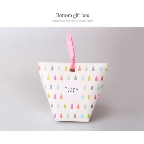 10 pcs Gift Bag Elegant Luxury Wedding Decoration Party Event Supplies Guest Paper Candy Box DIY Cookie Bag