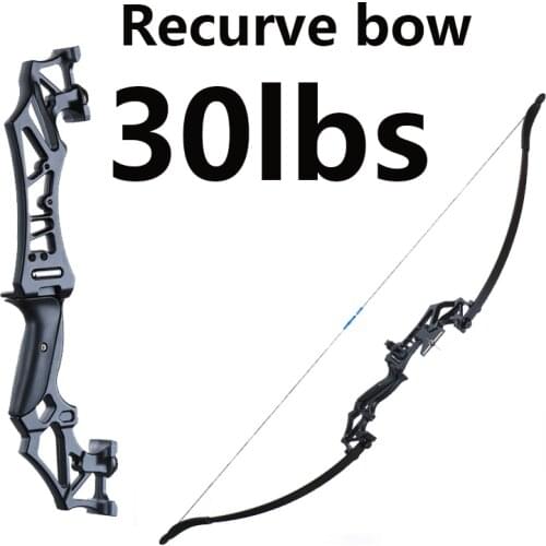 Recurve Bow 30lbs/40lbs Alloy Riser Right Longbow Suitable For Adult Beginners Outdoor Bow And Arrow Shooting Practice Training