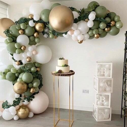 New Happy Birthday Party Decor Supplies Balloon Chain Combination Arch Set for DIY Wedding Baby Shower Christmas Home Decoration