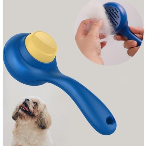 Cat Brush, Self Cleaning Slicker Brushes for Shedding and Grooming Removes Loose Undercoat, Mats and Tangled Hair Grooming Comb