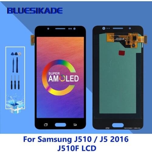Super AMOLED For Samsung Galaxy J5 2016 J510 LCD Display Touch Screen Digitizer For Samsung J510FN J510M J510G Replacement Part