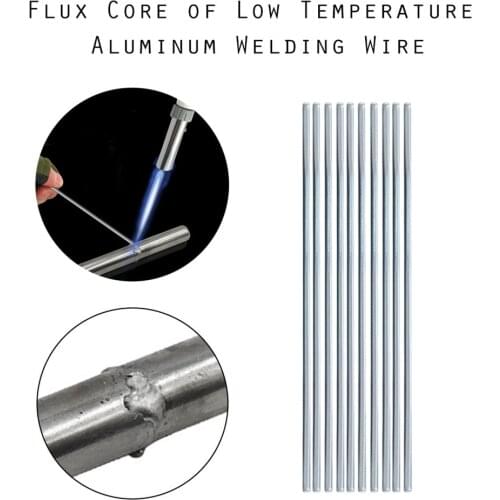 Welding Wire Low Temperature Aluminum Welding Wire Flux-cored Tin Electrode Fusible Electrode Powder-free Welding 10/20/50pcs