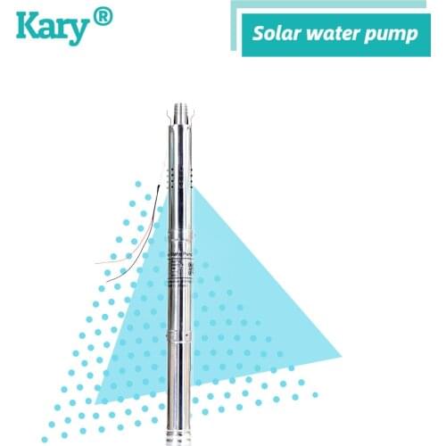 Kary ultra slender solar pump 2 inches submersible bore pump pressur kit for water pump