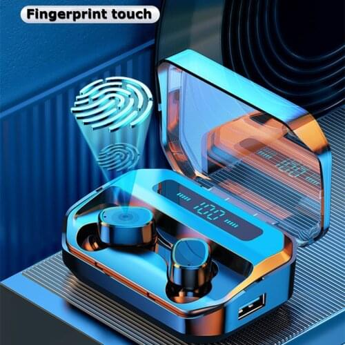 TWS Bluetooth 5.0 Earphones 2200mAh Charging Box Wireless Headphone 9D Stereo Sports Waterproof Earbuds Headsets With Microphone