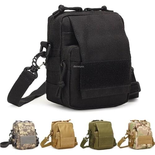 Outdoor Tactical Camouflage Bag Military Army Camping Shoulder Bags Hiking Travel Crossbody Knapsack