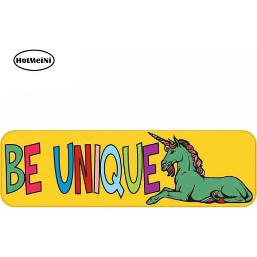 HotMeiNi 13cm x 4cm Be Unique Graphics Auto Funny Car Stickers and Decals Cute Suitable for Any Flat and Smooth Clean Surface
