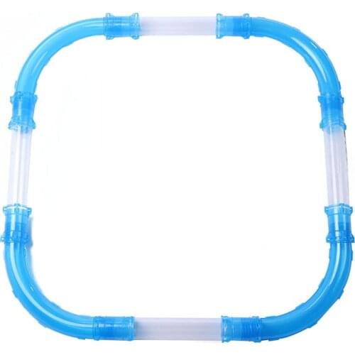 1 Set Kids Pipes Racing Trucks Remote Control Speed Pipes Racing Track Car Toys DIY Remote Control Toys