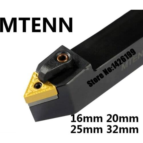1PCS MTENN1616H16 MTENN2020K16 MTENN2525M16 MTENN2525M22 MTENN3232P16 MTENN3232P22 CN Lathe Cutting External Turning Tool Holder