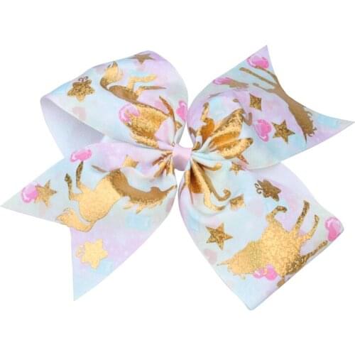 10pcs pinted Grosgrain Ribbon Bows Clips Hairpin Girls hair bows Boutique Hair Clip Headware Kids Hair Accessories