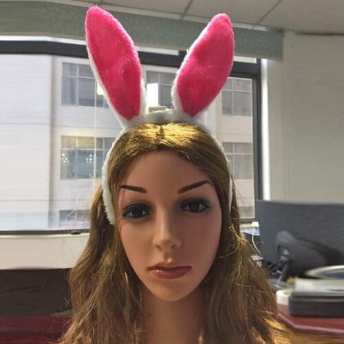 2018 Led Wedding Favors 8pcs/ot Hair Bands For Women Plush Toys Halloween Bunny Ears Hoop Glow Rabit Ear Headband Toy Flashing