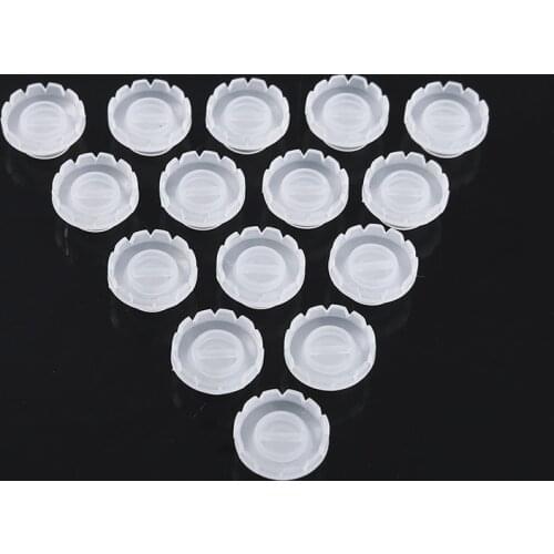 50pcs Grafting Eyelashes Eyelash Glue Holder Blossom Cup Sun Flower Glue Stand Lashes Extension Adhesive Plastic Disposable Cups