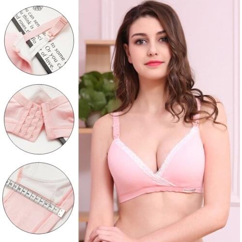Wirefree Nursing Bra Maternity support top Clothing Cotton Breastfeeding Bra for Pregnant Women Pregnancy Breast Sleep Underwear