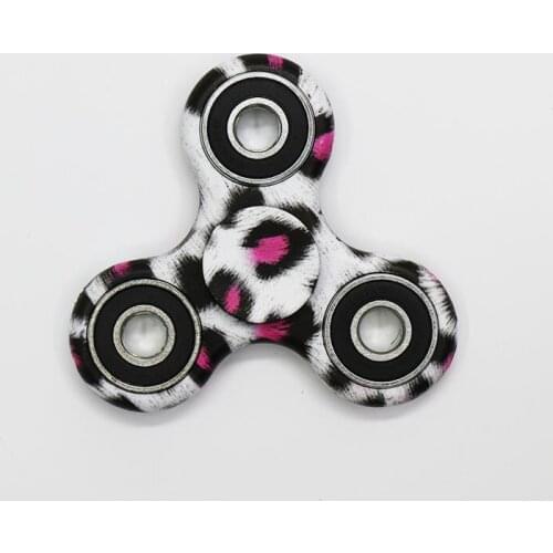 Fidget Hand Spinner Finger Spinner Toy Focus Tri Spinner Fingertip Gyro Coloured Drawing Pattern Torq Toy EDC Reduce Stress Gift