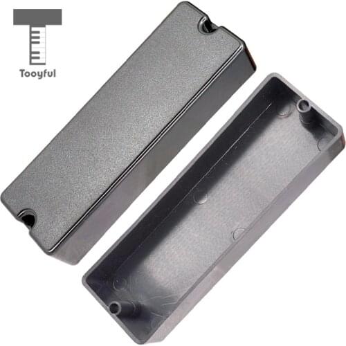 Tooyful Sealed Closed Type Humbucker Pickup Covers for 6 String Electric Bass 2 Hole