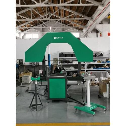 Band saw 315 used to cut elbow, tee, cross sharp fitting in the workshop