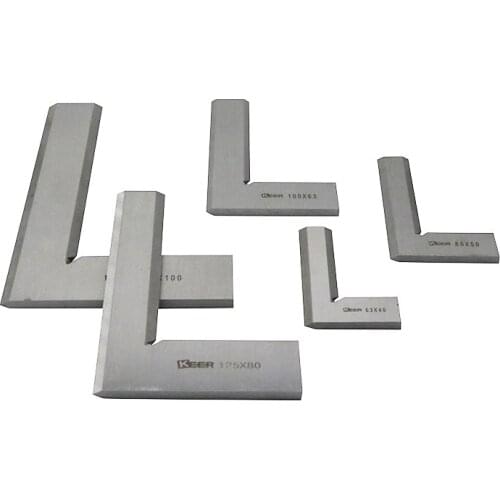 Machinist Square 90 Degree Right Angle Ruler Protractor Carpenter Hardening of Precision Steel for Engineers DIY Auxiliary Tool