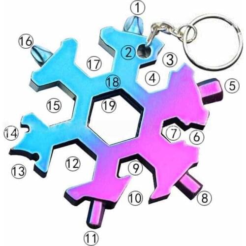 Tool Part Portable Multi-Purpose Integrated Wrench Tool Hardware Tool Accessories Outdoor Gadgets Multi-Purpose Tool