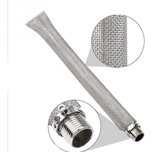 Stainless Steel Beer Filter Brewing Kettle Bazooka Screen Reusable Multifunction Mesh Strainer Wine Thread Tun Home Tools