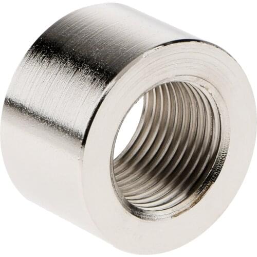 Stainless Steal Threaded Nut O2 Sensor Exhaust Pipe/Screw/Cover Silver