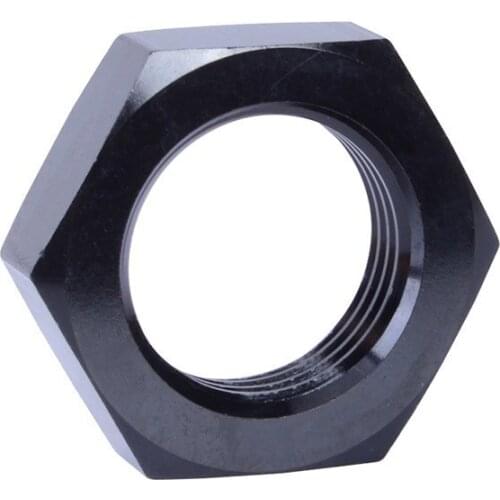 Aluminum AN 3 4 6 8 10 12 16 AN Nut Bulkhead Fittings Hose Adapter Fittings Black