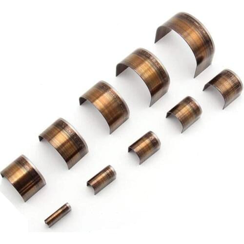 10pcs/set Half-round Leather Cutter Dies Semicircle Punch Belt Tail Punch Leather Cutting Mold Japan Knife Diameter 5-50mm