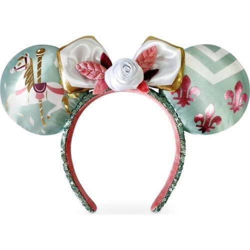 Minnie Mouse The Main Attraction Ears Carousel July King Arthur Ear Headband