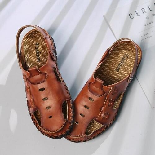 Sandalen Herren Mens Shoes Sandals Sandalia Rasteira Sandale Homme Man Beach For Men Sport Safety Sandal Masculina Ete
