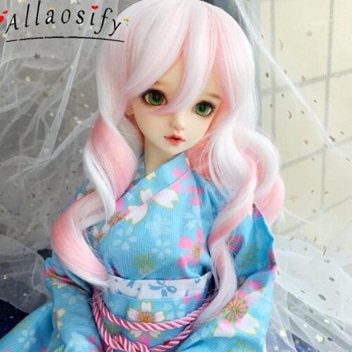 Allaosify Bjd Doll 1／3 1／4 1／6 1/8 Any Two-Color Splicing Multi-Color Optional For High Temperature Wire