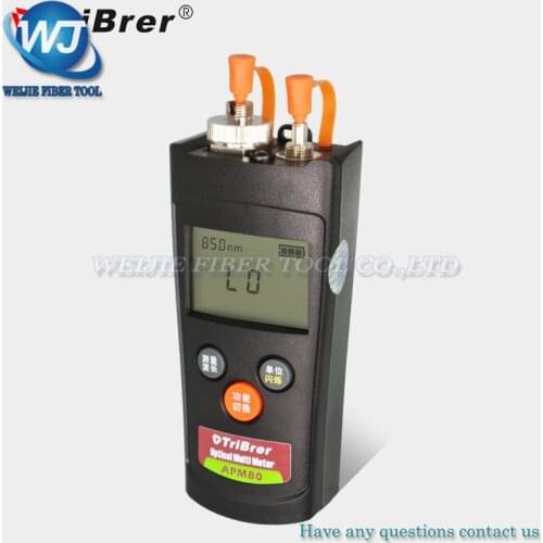 Tribrer APM-80T-V1 OPM Mini handheld type Optical Power Meter & Visual Fault Locator Fiber Optic Tool -70~+6dBm 1 mW VFL