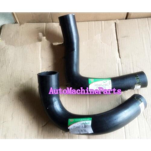 Upper&Lower Radiator Hose For Hitachi EX60 Excavator For Isuzu 4JB1 Engine