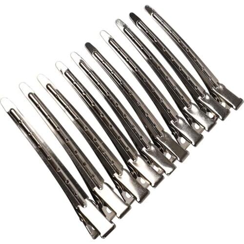 10pcs Professional Salon Stainless Hair Clips Hair Styling Tools DIY Hairdressing Hairpins Barrettes Headwear Accessories