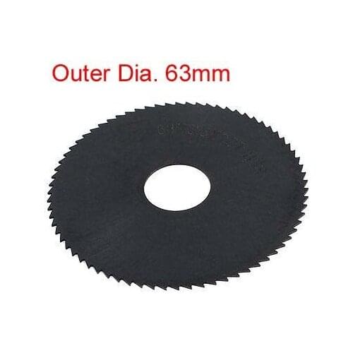 1pc 72 Teeth HSS Slitting Saw Blade Cutting Tool External Dia. 63mm x 16mm x 0.3/0.4/0.5/0.6/0.8/1/1.2/1.5/2/2.5/3mm Thickness