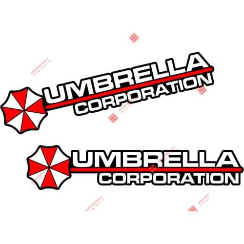 2 X Creative Car Umbrella Corporation Hive Die Cut Logo Vinyl Decal Sticker JDM Racing Motorcycle Helmet Stickers