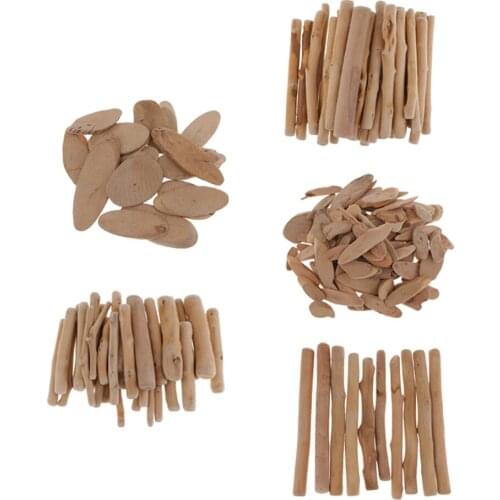 250g Natural Driftwood Branches, Driftwood Pieces, Wood Log Sticks, Natural Wooden Sticks for DIY Crafts Photo Props