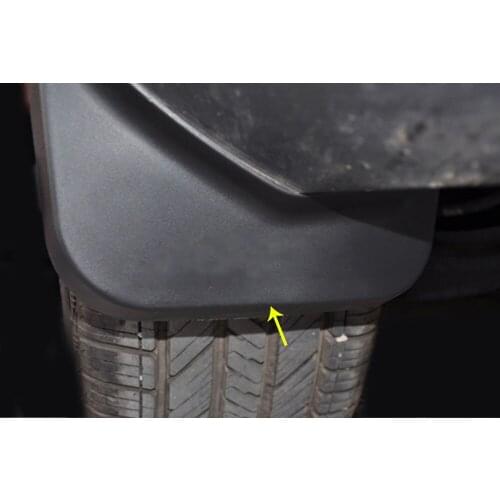 Car Styling Cover Plastic Fender Soft Mudguard Auto Detector Flap Splash Mud Guard 4pcs For Ford Kuga Escape 2017 2018 2019 2020
