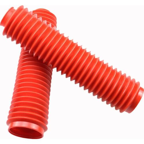 40mm Fork Motorbike Red Rubber Boot Universal Dust Jacket Cover Dirt Off Bike