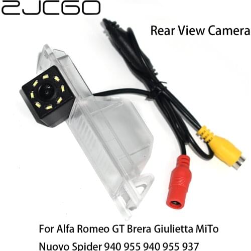 ZJCGO CCD Car Rear View Reverse Back Up Parking Camera for Alfa Romeo GT Brera Giulietta MiTo Nuovo Spider 940 955 940 955 937