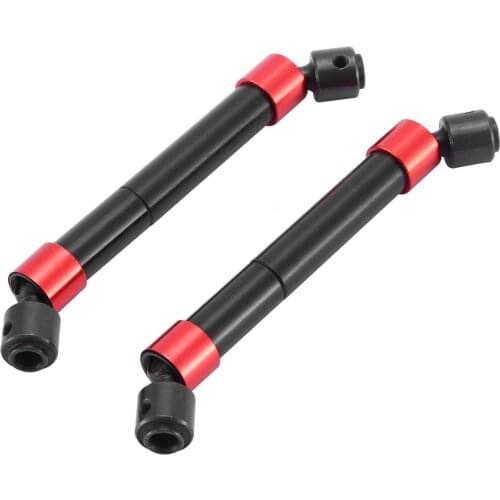 2pcs RC Car Drive Shaft Metal CVD Drive Shaft 110-150mm For 1/10 RC Rock Crawler Axial SCX10 90046 Model Accessories