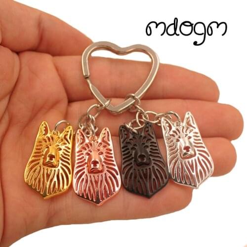 Dog Animal Cute Gold Silver Plated Keychain For Bag Car Women Men Girls Boys Love Purse Handbag Handmade Key Ring Jewelry K168