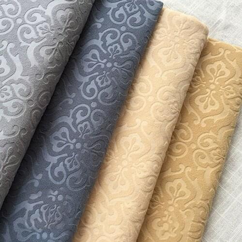 50x148cm Soft Fabric Short Plush Jacquard Seat Cover DIY Background Desktop Materials Handmade Sewing Home Textile Supplies