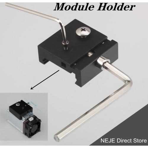 Laser Module Holder Fast Slide Slot Laser Head Clamps,for 30W, 20W,7W,3500mW for Laser Engraving Machine
