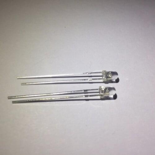 On sale 20pcs/lot 3MM white light emitting diode Super bright white Led Diode 3MM White LED lamp long feet