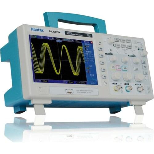 HANTEK DSO5202BM Digital Storage Oscilloscope 2channels 200MHz 1GSa/s 7" Color Display 2M Record Length