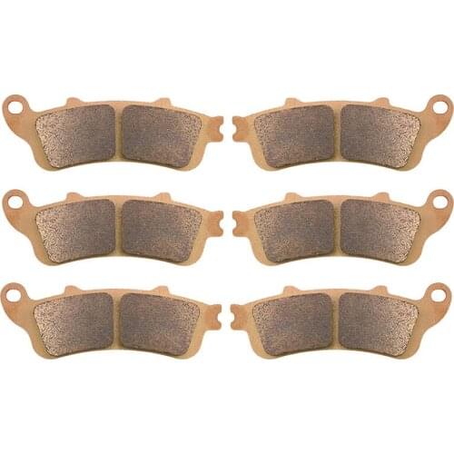 Motorcycle Parts Copper Based Sintered Motor Front & Rear Brake Pads For Honda ST1300 ST 1300 2002-2009 Brake Disk