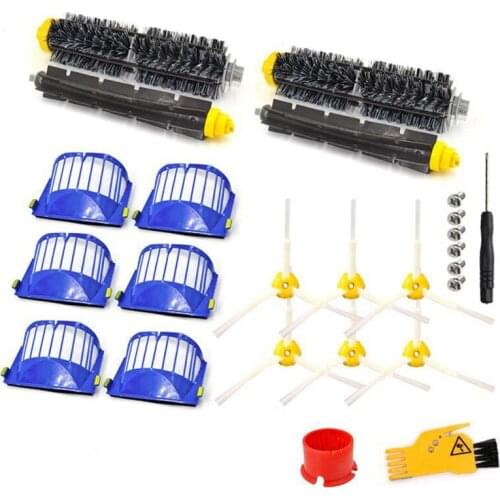 Filter Brush Kit for IRobot Roomba 600 Series 615 616 620 621 631 651 650 690 Cleaning Tools Beater Brush Filters Kit