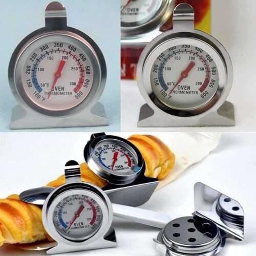 Stainless Steel Oven Thermometer 50-300 Degrees Barbecue BBQ Temperature Stand Up Thermometer Temperature Gauge Kitchen Tools