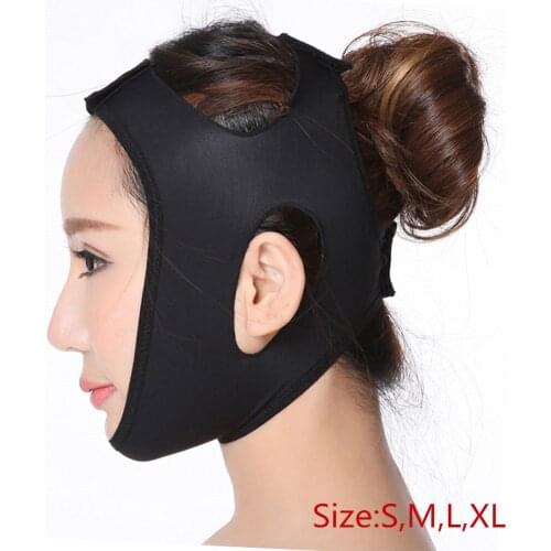 NEW S-XL Double Chin Face Bandage Slim Lift Up Anti Wrinkle Mask Strap Band V Face Line Belt Women Slimming Thin Facial Beauty