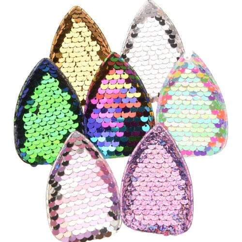 264PCS Sequin Accessories for Unicorn hair Bows Headband Boutique Girls Hair Accessories Headwrap for Hairband