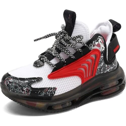 Sport Boys Sneakers Children Shoes For Kids Sneakers Girls Shoes Breathable Mesh Lace-up School Footwear Fashion tenis menino